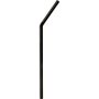 Canudo Flexível 6mm Sachê Individual Preto 100 unidades
