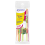 Canudo Frutas Flexível 6mm Misto 10 unidades