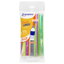 Canudo Longo 26cm Sachê Individual Colorido 100 unidades