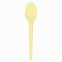 Colher Sobremesa Amarela Candy 50 unidades