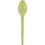 Colher Sobremesa Verde Neon 50 unidades