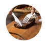 Faca Churrasco Extra Forte Branco 20 unidades