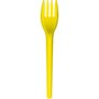 Garfo Sobremesa Amarelo 50 unidades