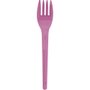 Garfo Sobremesa Rosa Neon 50 unidades