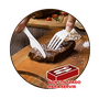 Kit Box Garfo e Faca Churrasco Extra Forte Branco 20 unidades
