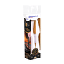 Kit Box Garfo e Faca Churrasco Extra Forte Branco 20 unidades