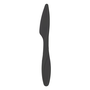 Kit Churrasco Preto 30 unidades (10 Pratos 21cm Quadrado + 10 Garfos Extra Forte + 10 Facas Extra Forte)