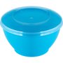 Kit Pote com Tampa Redondo 100mL Azul 10 unidades