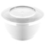 Kit Pote com Tampa Redondo 100mL Branco 10 unidades