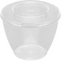 Kit Pote com Tampa Redondo 150mL Cristal 10 unidades