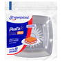 Prato Lanche 18cm Quadrado Cristal 10 unidades