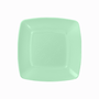 Prato Quadrado 15cm Verde Candy 10 unidades